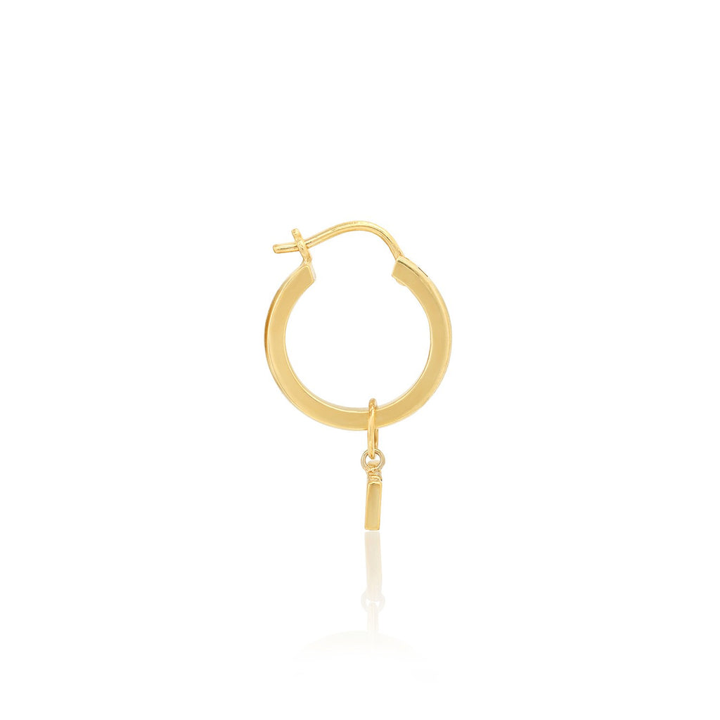 "BABY" HOOP EARRING