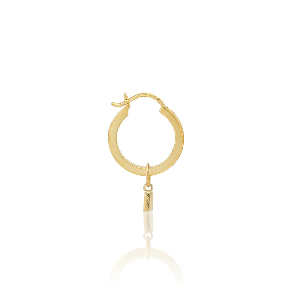 "BABE" HOOP EARRING