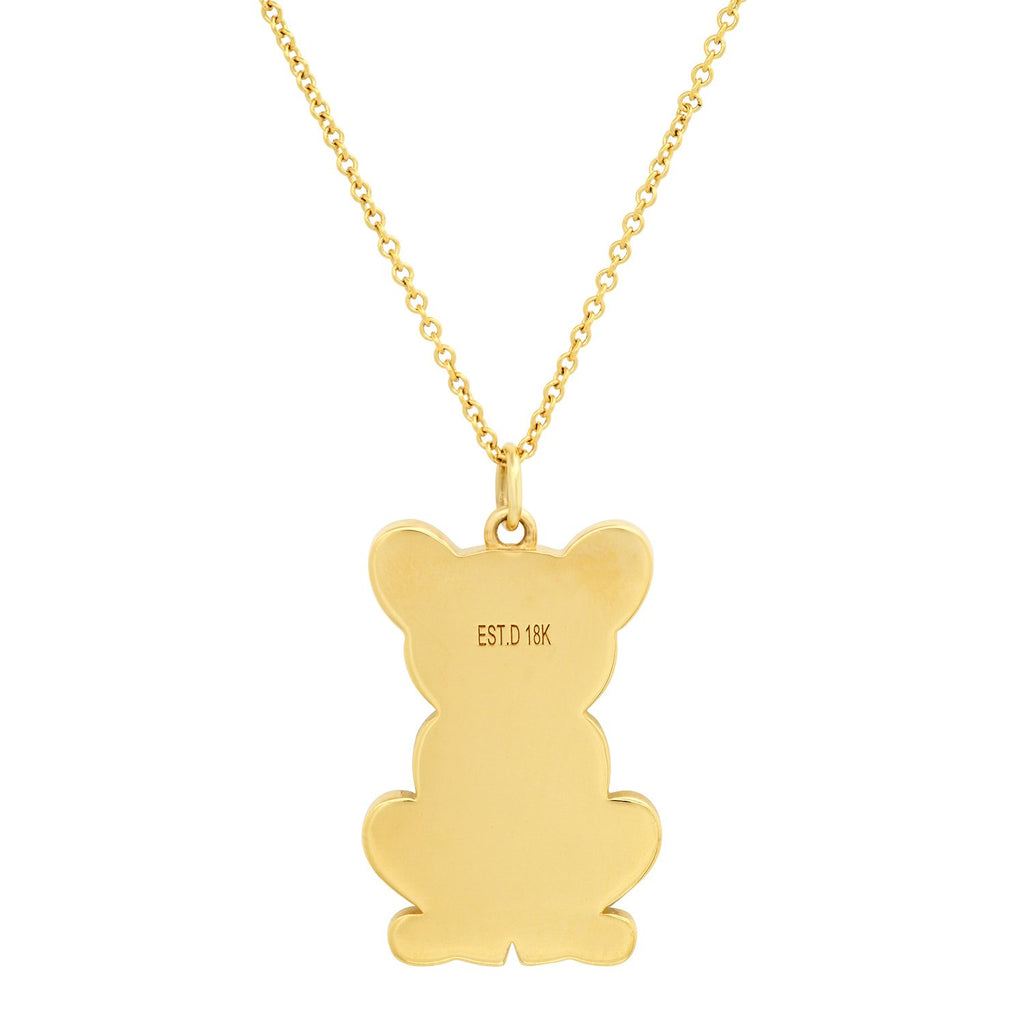 Leopard Pave Cub Necklace