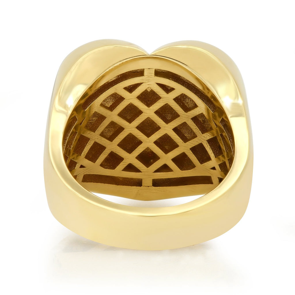 Leopard Pave Heart Ring