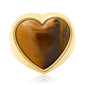 Tigers Eye Heart Ring