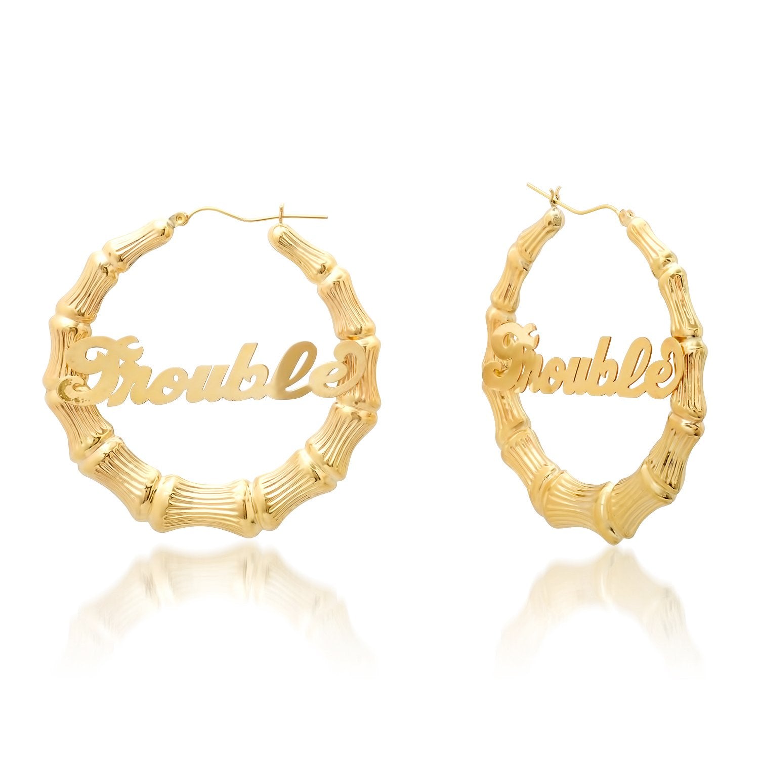 Trouble Bamboo Hoops