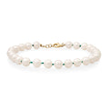 Pearl & Green Anklet