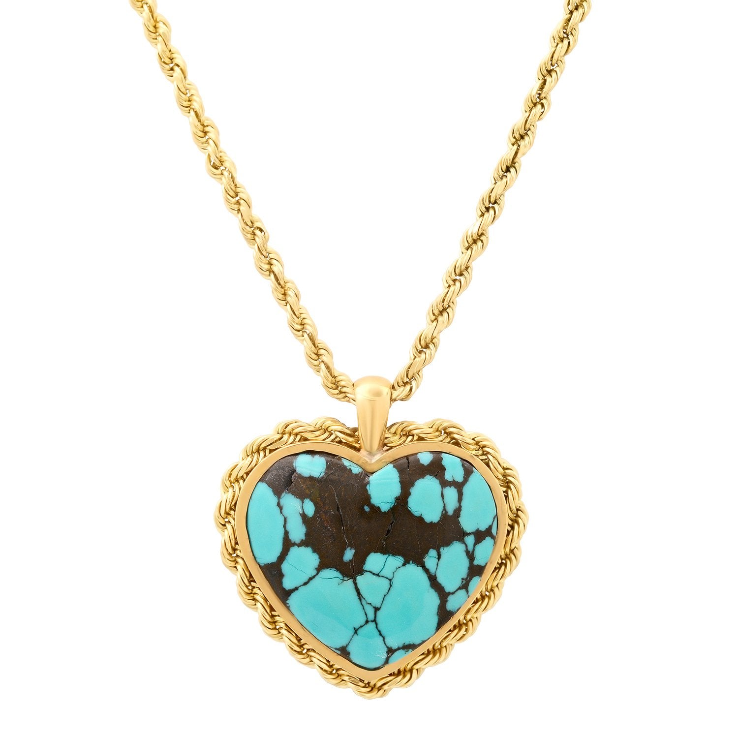 Turquoise Heart Pendant