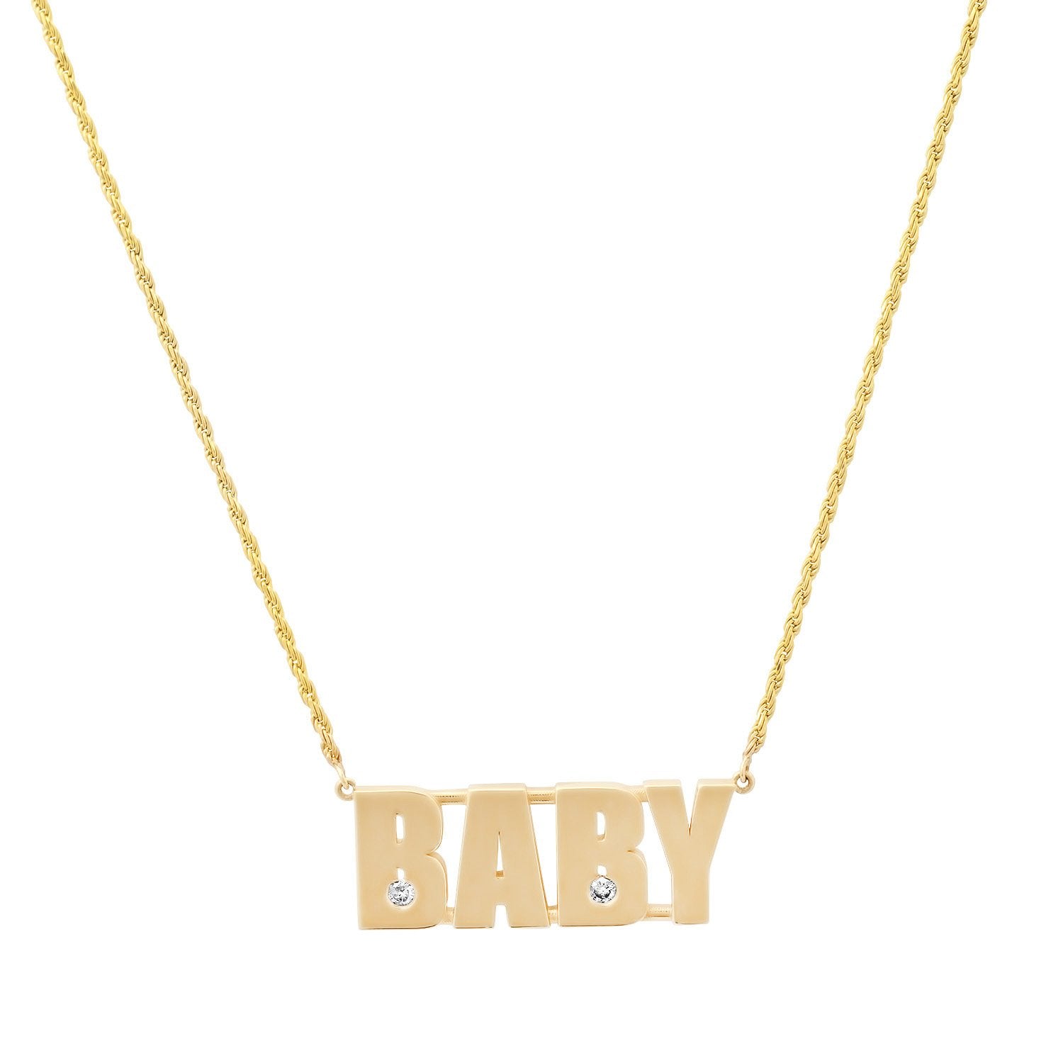 Baby Word Necklace