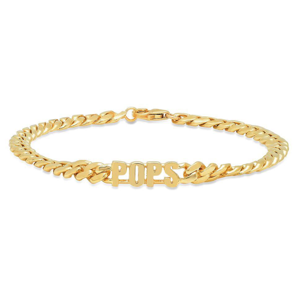 MENS "POPS" CUBAN BRACELET