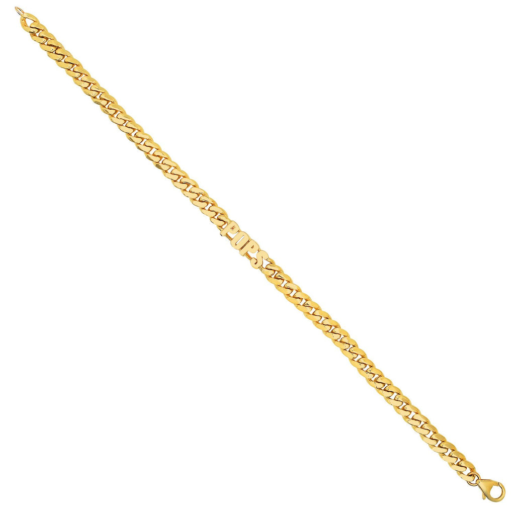 MENS "POPS" CUBAN BRACELET
