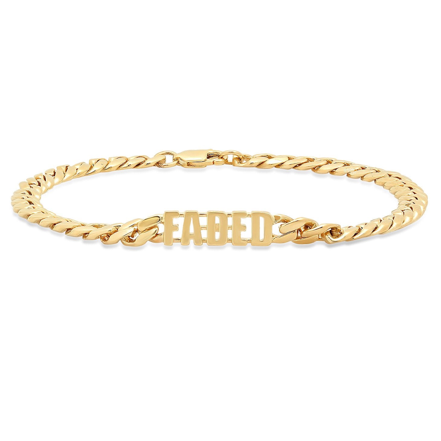 MENS "FADED" CUBAN BRACELET