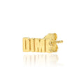 "DIME" STUD EARRING