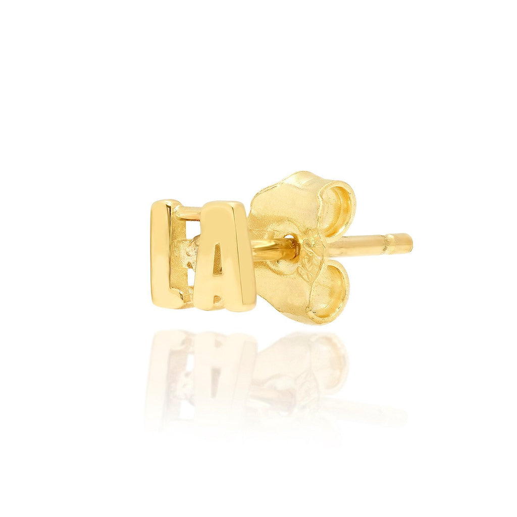 "LA" Stud Earring