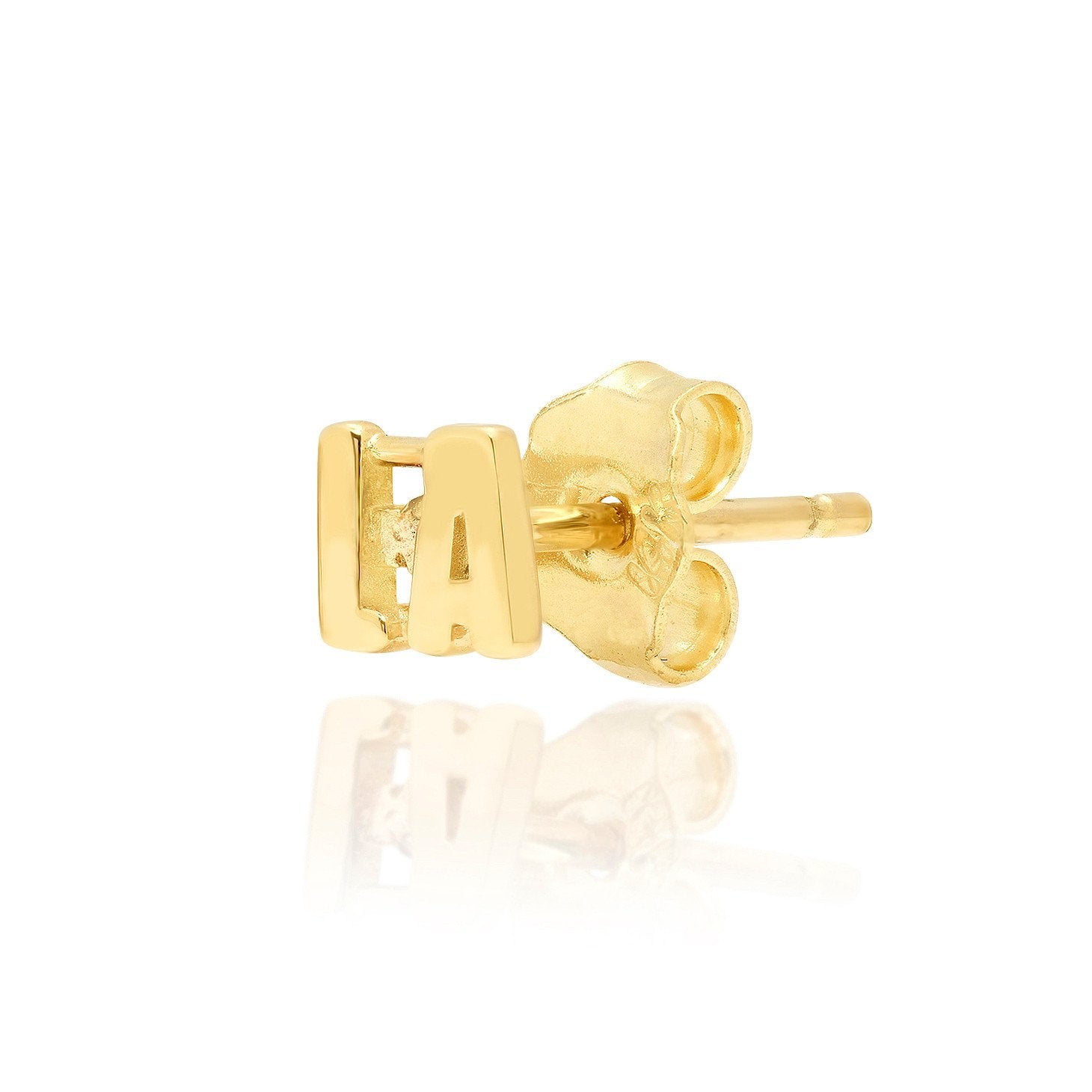 "LA" Stud Earrings (single)