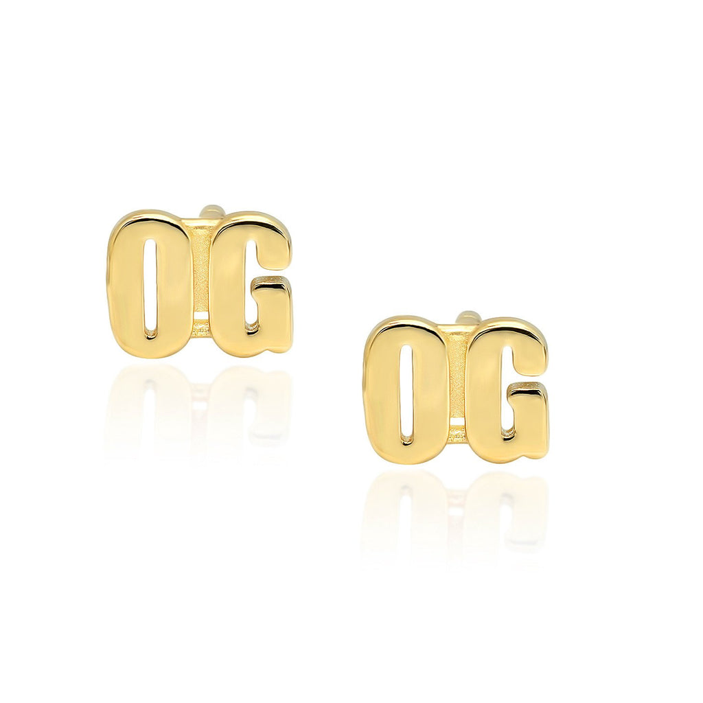 "OG" STUD EARRING