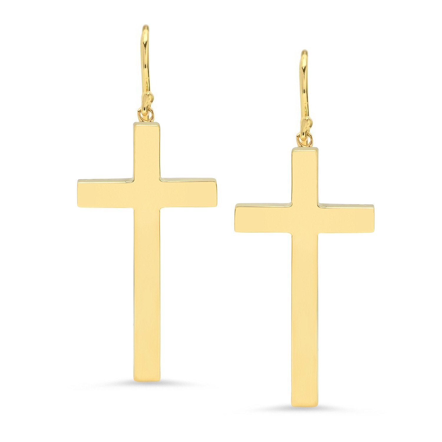 Mini Cross Dangle Earrings (Single)