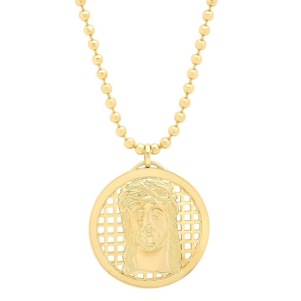 Jesus Piece Pendant Necklace