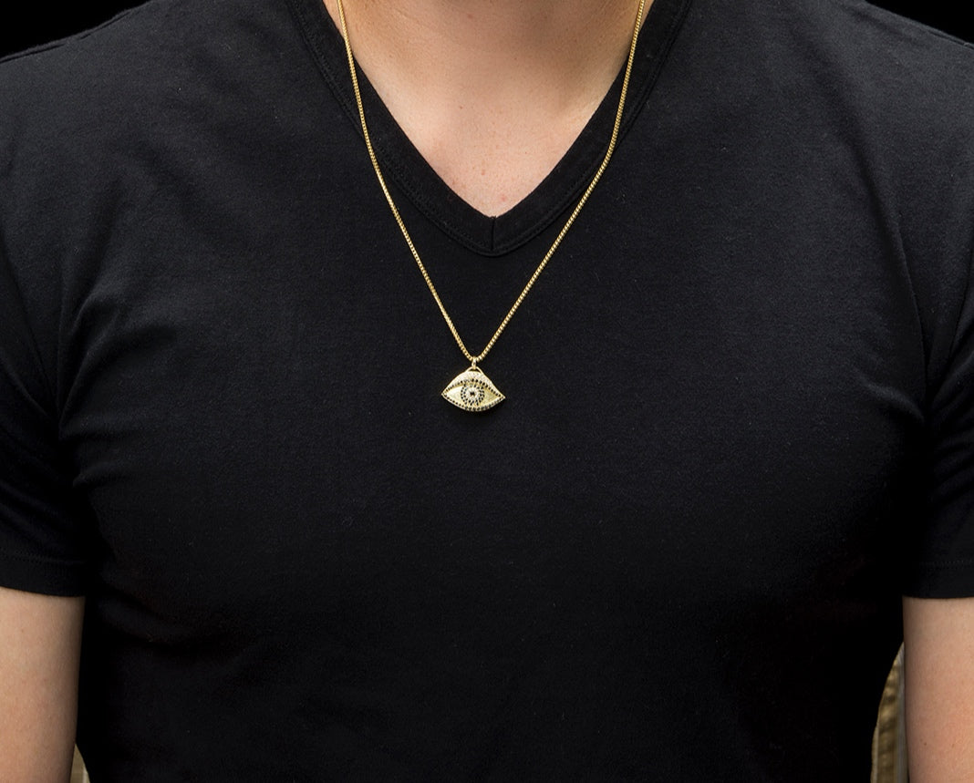 MENS EVIL EYE NECKLACE
