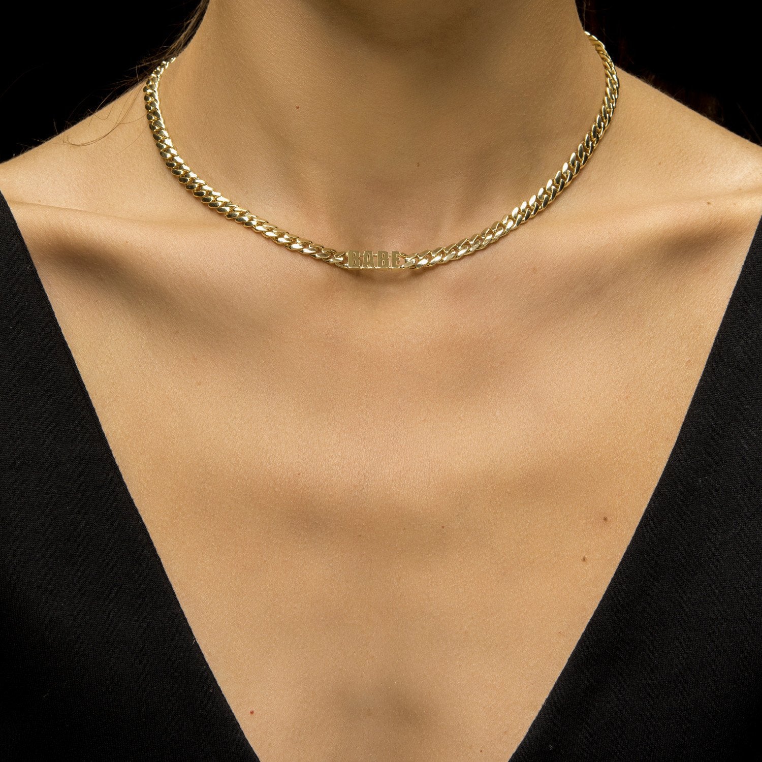 "BABE" CUBAN CHOKER