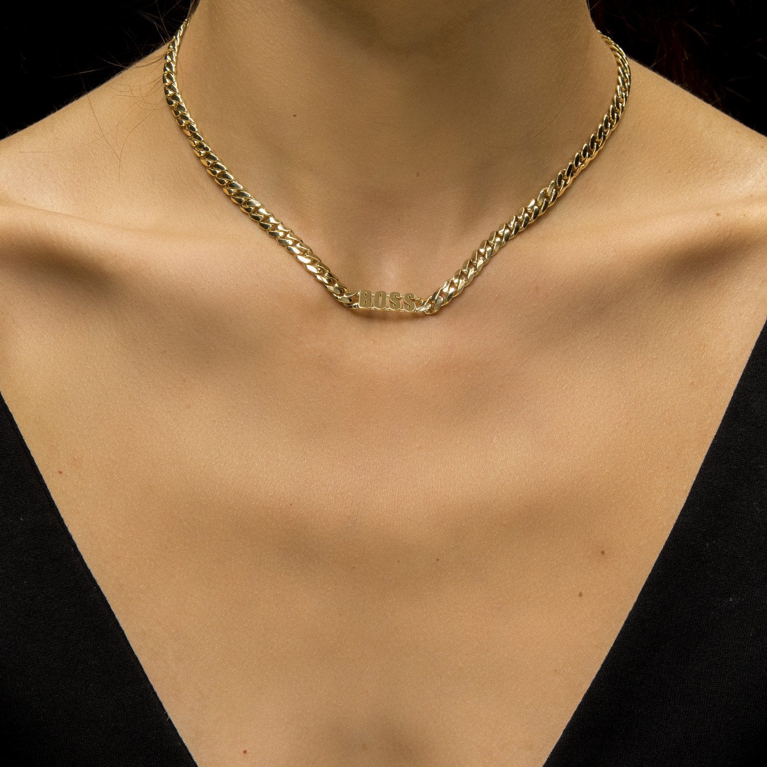Boss Necklace, Heavy Chain